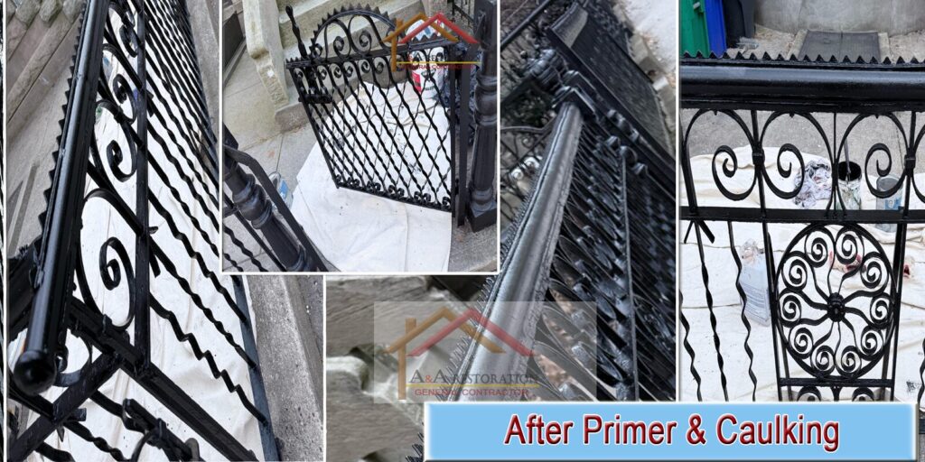 Metal Fence, Gate Repair, Scrap and Paint in Brooklyn