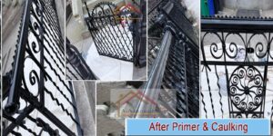 Metal Fence, Gate Repair, Scrap and Paint in Brooklyn
