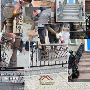 Metal rust remove and paint in brooklyn
