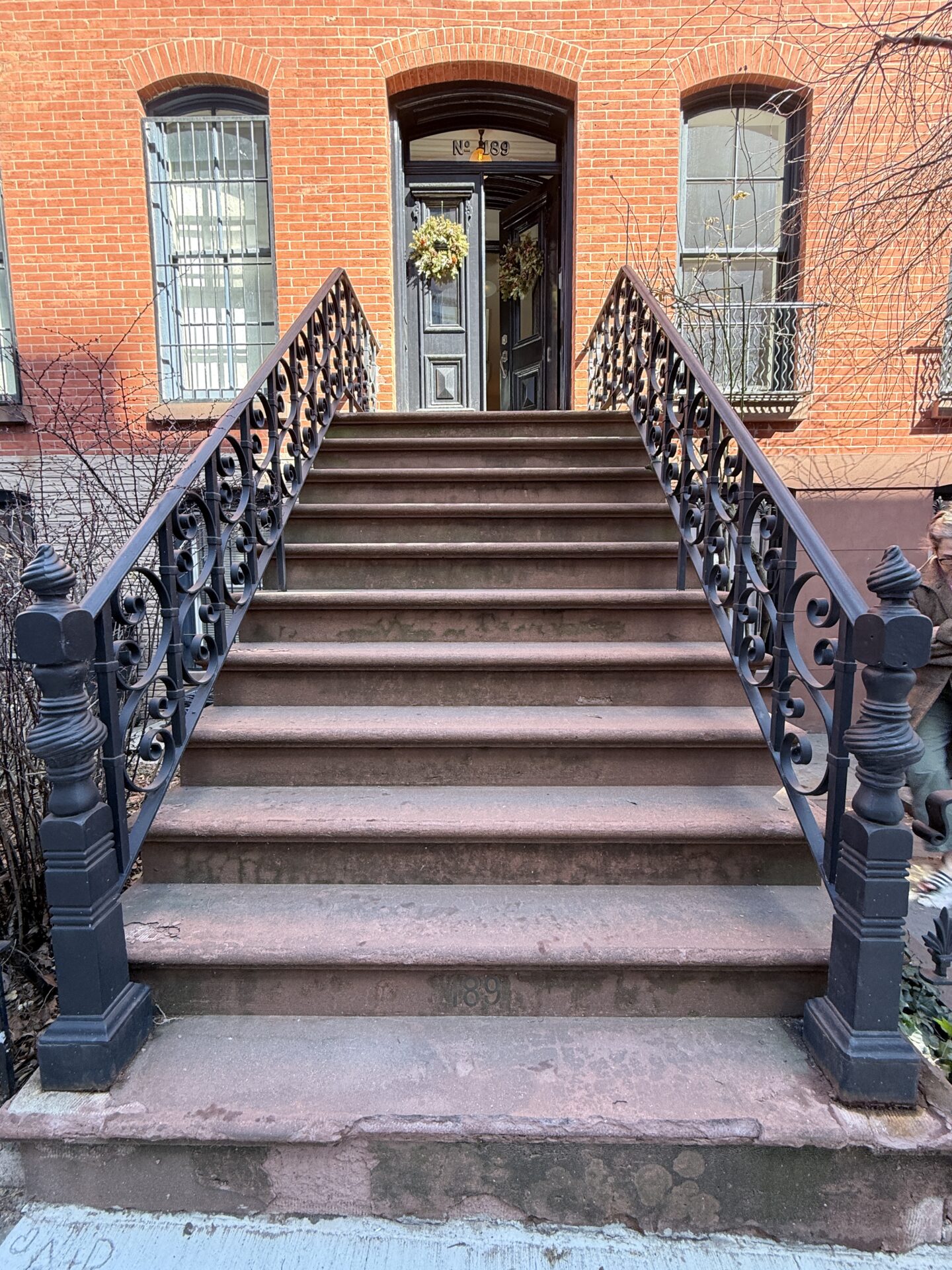Brownstone restoration in cobble hill