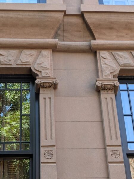 Brownstone repair in Park Slope