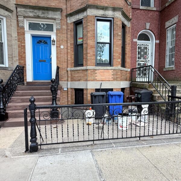Metal Fence Railing Scrape and Paint in Park Slope Metal Fence Railing Scrape and Paint in Park Slope