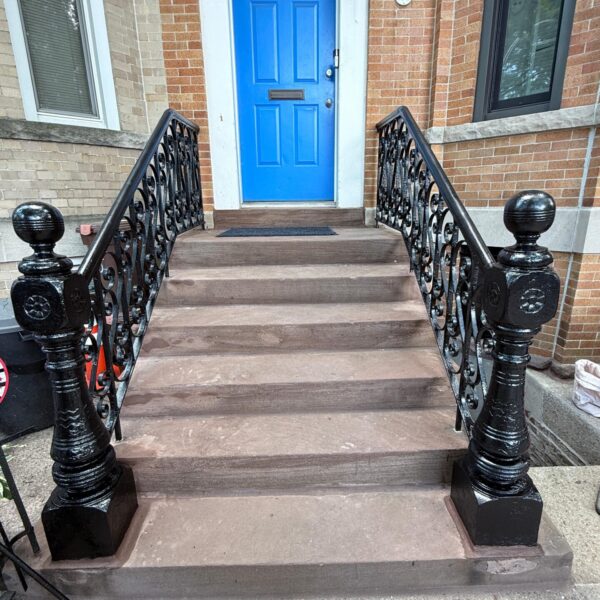 Metal Railing rust remove and paint in Brooklyn Metal Railing rust remove and paint in Brooklyn