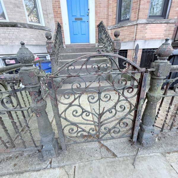 Rusty Metal Gate Repair and Paint in Park Slope Rusty Metal Gate Repair and Paint in Park Slope